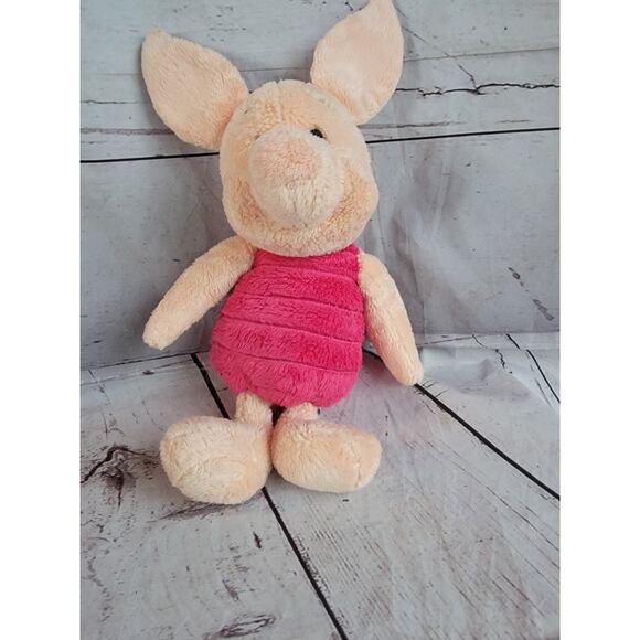 Disney Store Piglet Plush 14in Winnie The Pooh Floppy And Soft Stuffed Animal - Picture 3 of 7